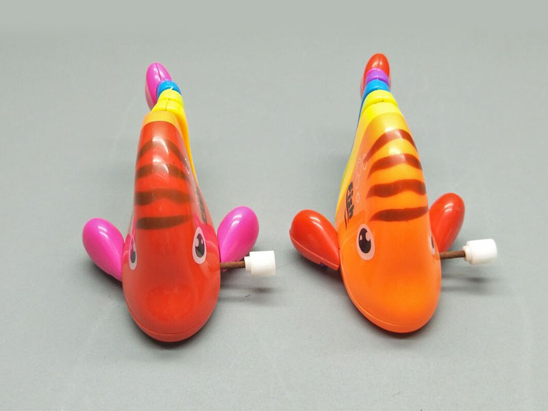 Stretch little fish cartoon solid wind-up spring animal